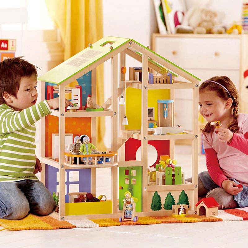 Casa de muñecas de madera Hape